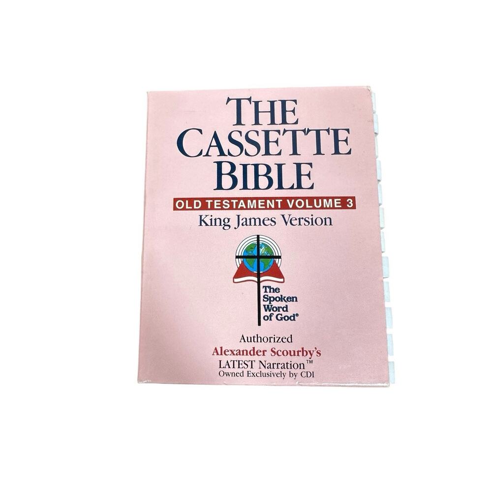 Bible on Cassette Tape Old Testament King‎ James Version KJV Set of 12 Tapes #3